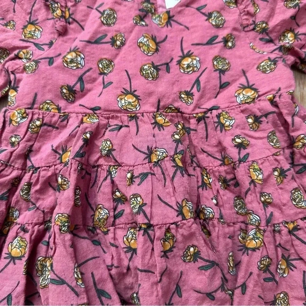 Isobella & Chloe Toddler Girl Long Sleeve Pink Floral Top with Pants Sz 18m GUC